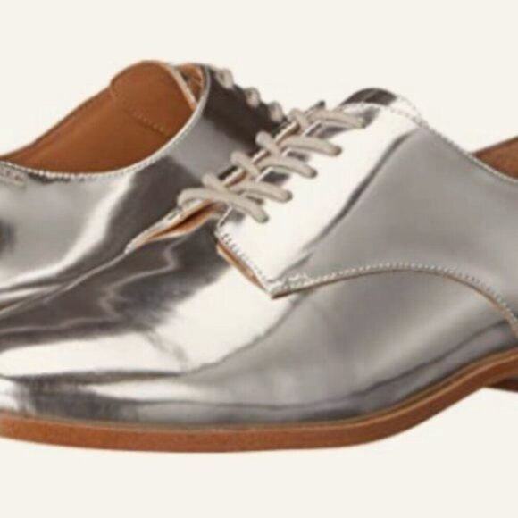 Calvin Klein Camella Oxford Shoe silver size 8 - Picture 10 of 14